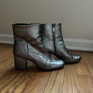 Vintage Metallic Boots